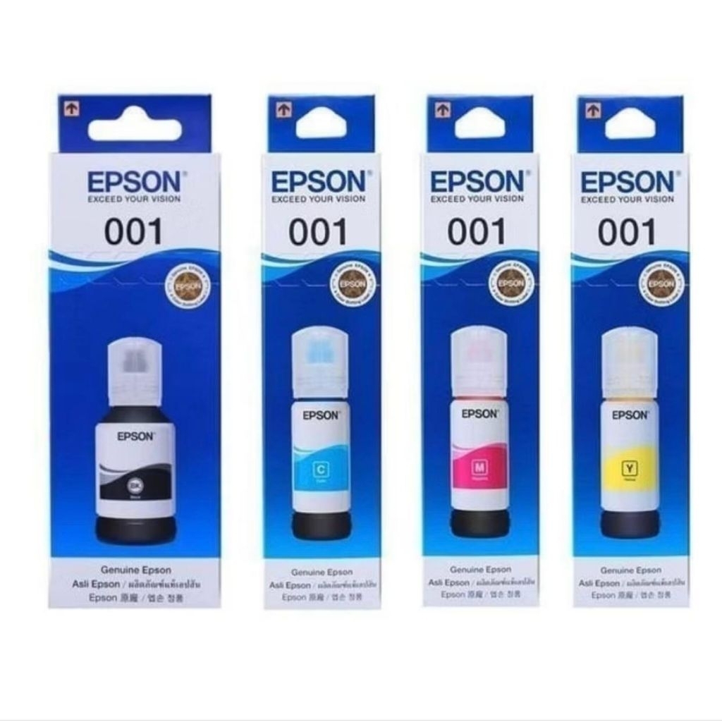 1 set tinta epson 001 tinta epson konpatibel epson 001