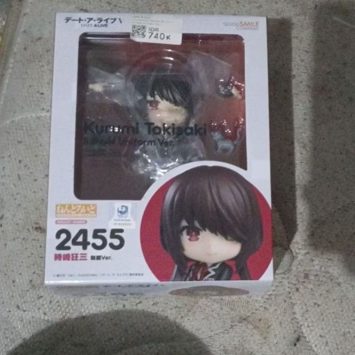 action figure Nendoroid Tokisaki Kurumi School Uniform Version