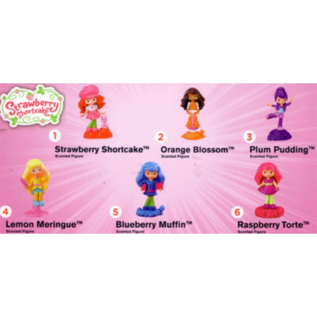 FIGUR MCD MCDONALDS HAPPY MEAL TOYS - STRAWBERRY SHORTCAKE