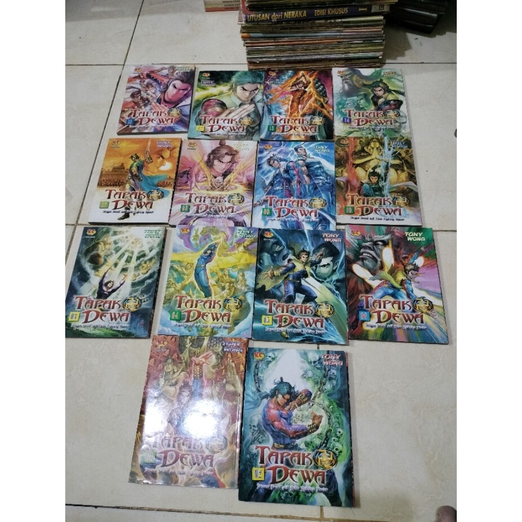 Komik Tony Wong - Tapak Dewa : Dragon Sword And Palm Fighting Master 1-14 (End)