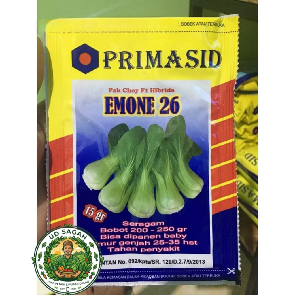 Benih Sawi Pakcoy Emone 26 F1 isi 15 gram