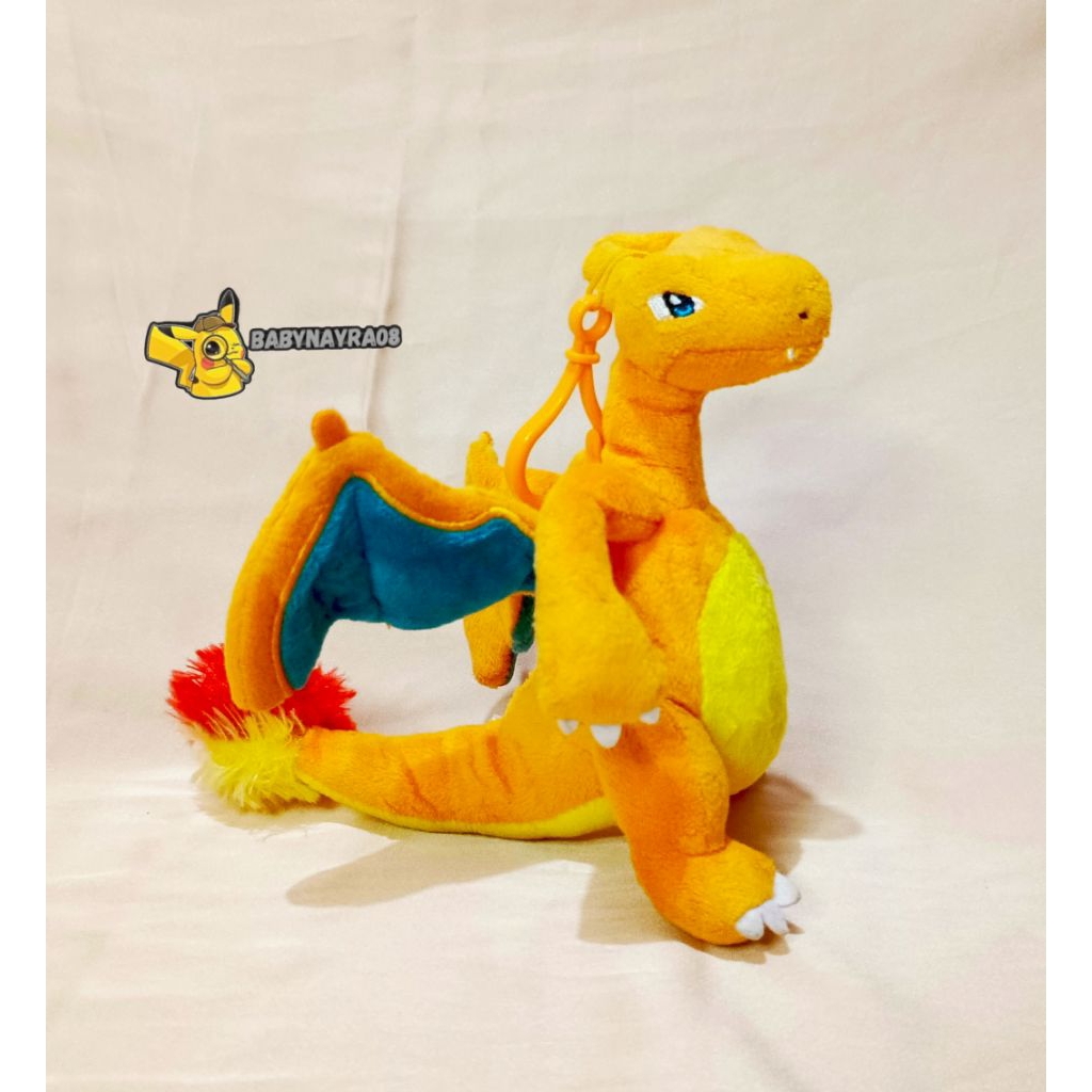 CHARIZARD POKEMON KEYCHAIN PLUSH ORIGINAL NINTENDO