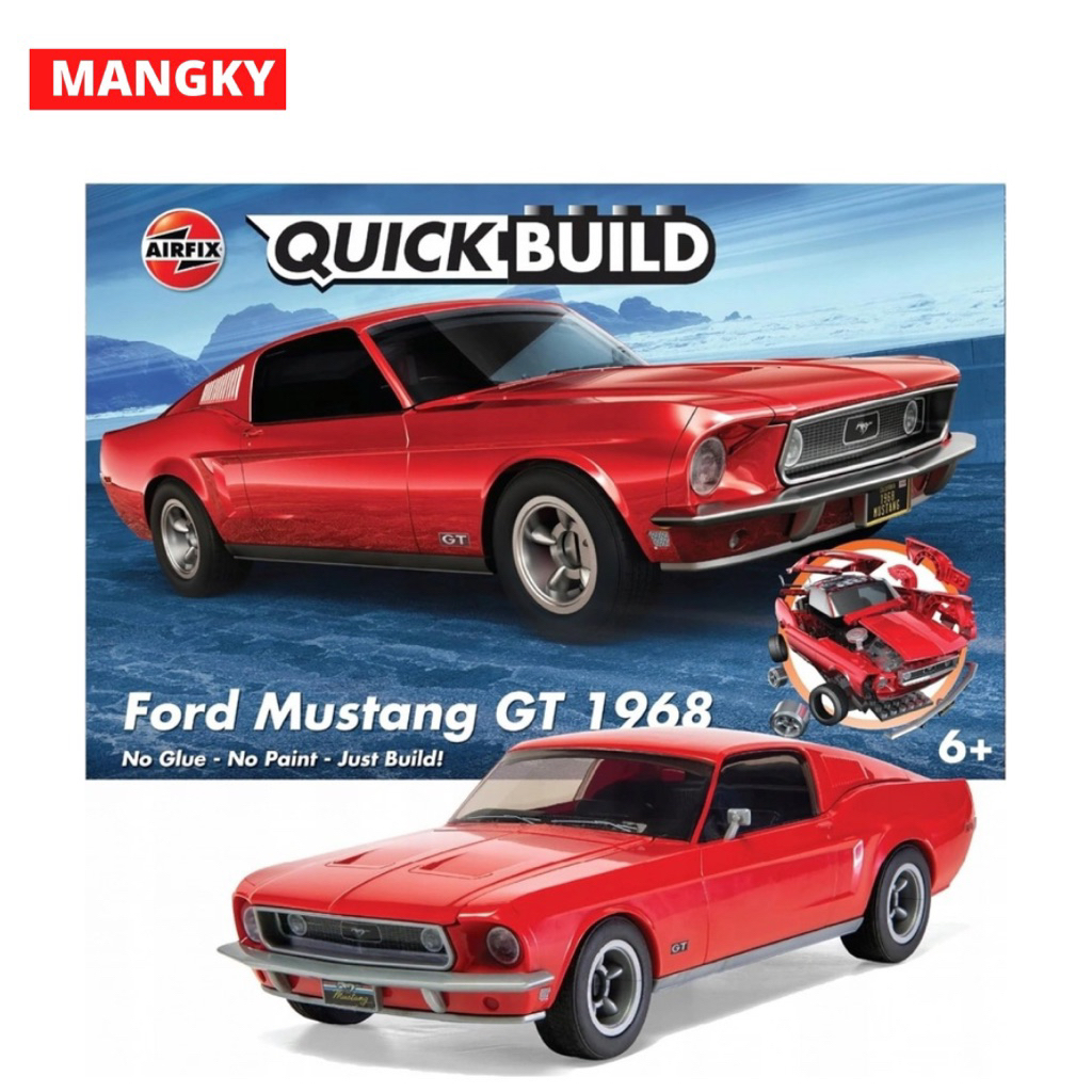 Airfix Quick Bulid J6035 Ford Mustang GT 1968