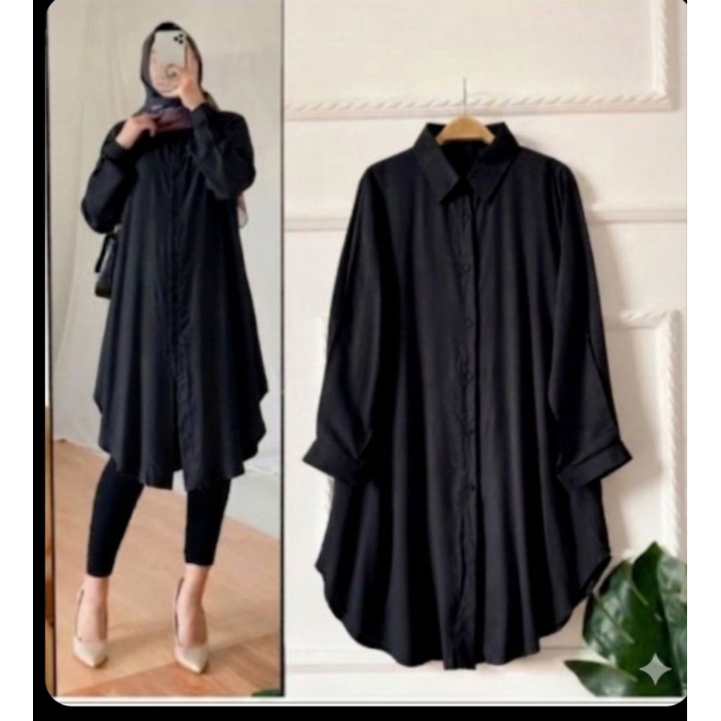 ZHYZEN TUNIK POLOS RAYON TWIL TERBARU