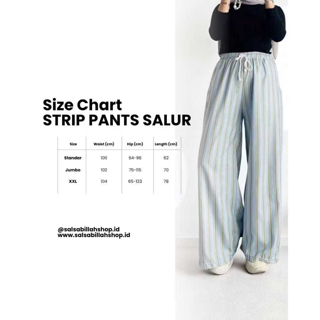 Celana Panjang Wanita Model Kulot Wispie Biru