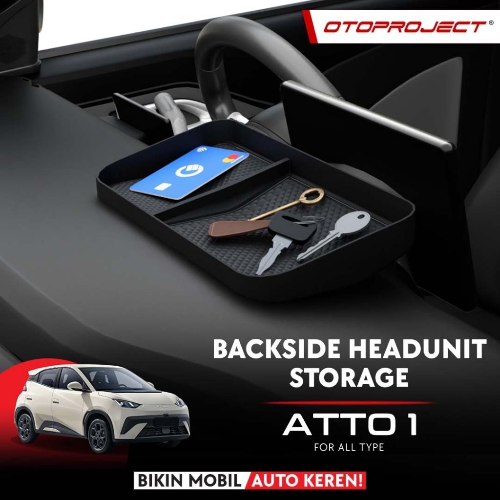 OTOPROJECT Backside Headunit Storage ATTO 1 – Smart Console Organizer