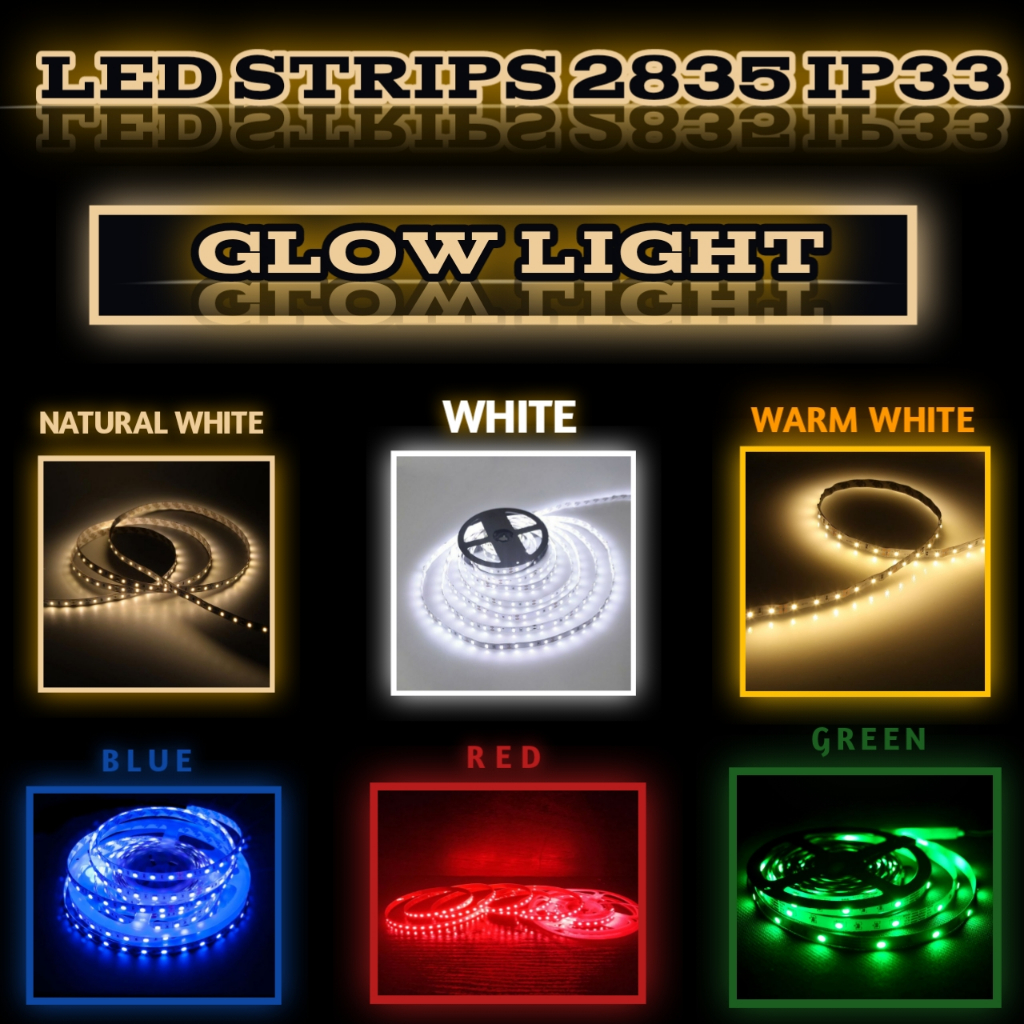 Lampu Led Strip 2835 IP33 12Volt Led Strip 60 Led Indoor 12Volt
