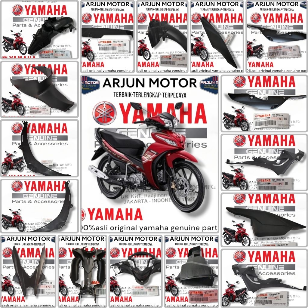 PAKET FULL BODY KASAR 16PC JUPITER Z1 JUPITER Z1 FI ORIGINAL YAMAHA KODE 1DY