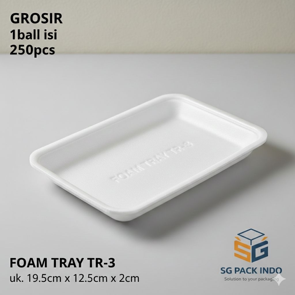 Foam Tray TR-3 (Styrofoam Tray Makanan)