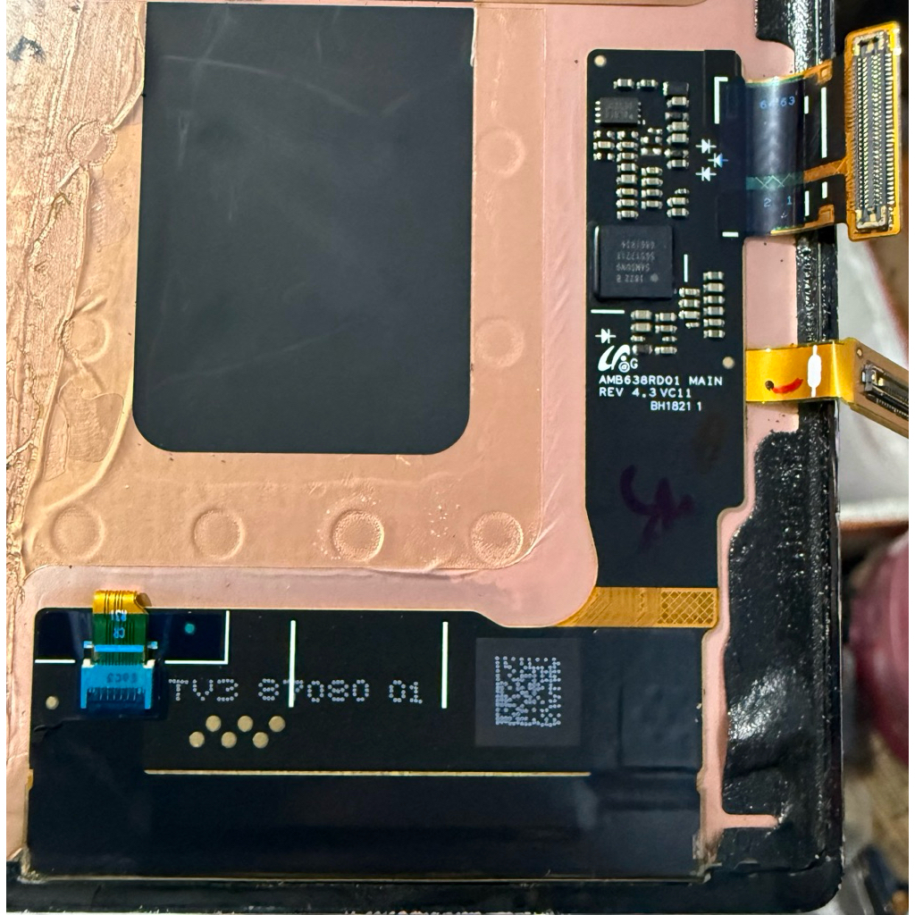 fleksibel lcd/bahan bonding samsung galaxy note 9 original copotan