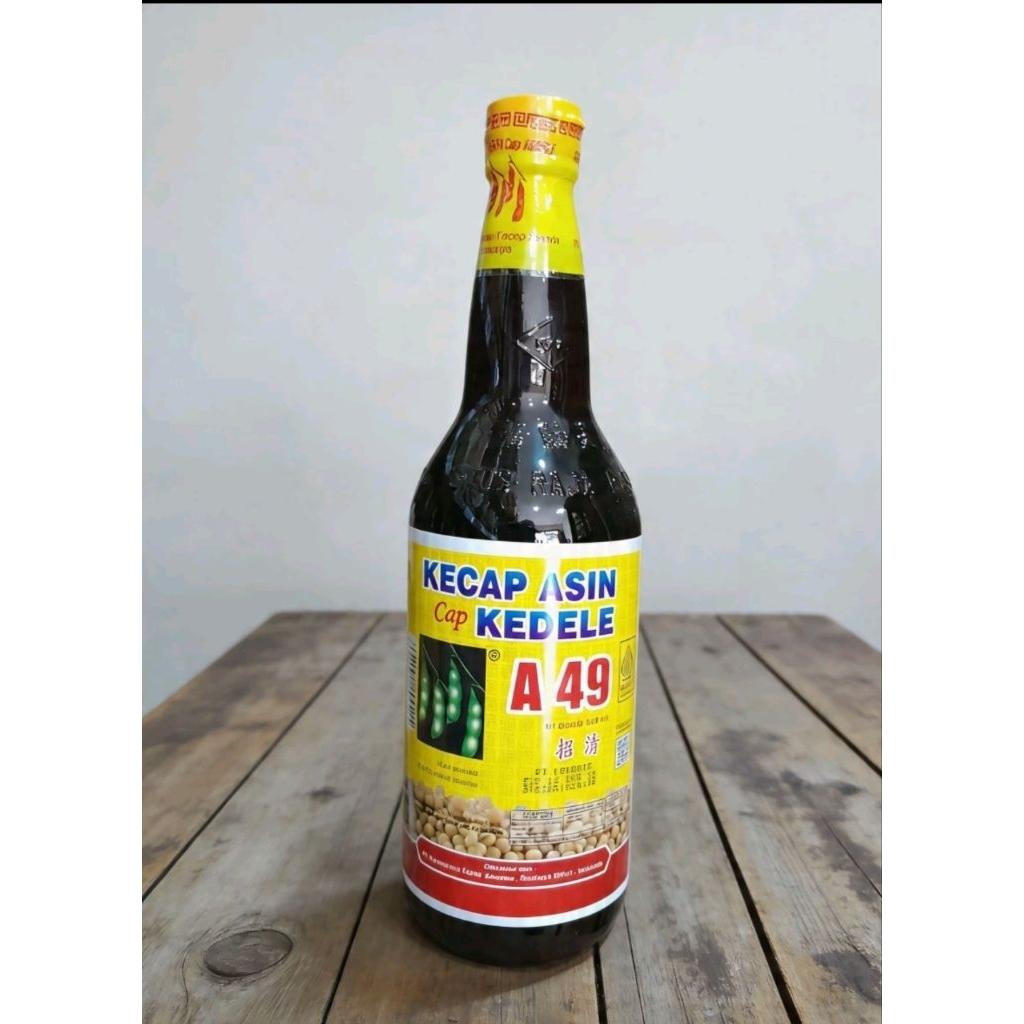 Kecap Asin Kedele A 49 600ml Botol Kaca
