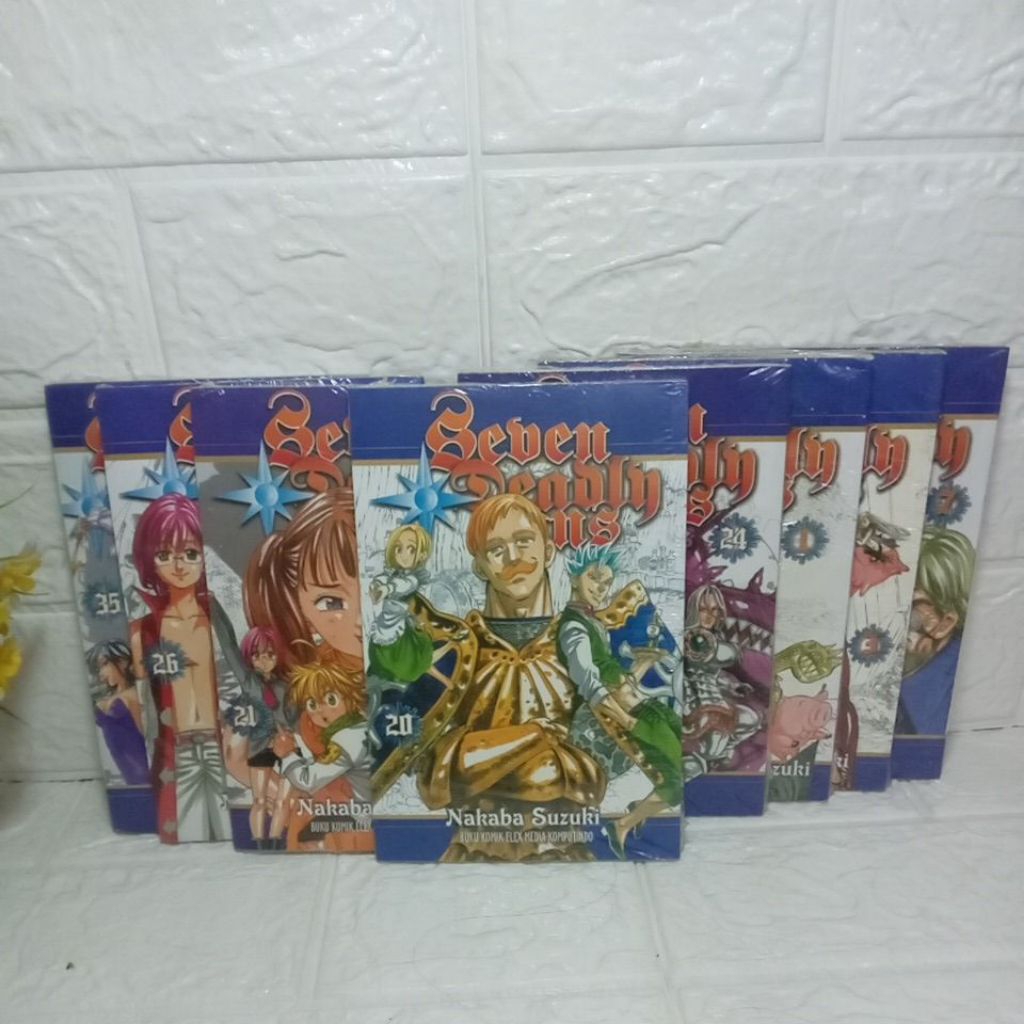komik cabutan Seven Deadly Sins vol 1 2 3 7 20 21 24 26 35