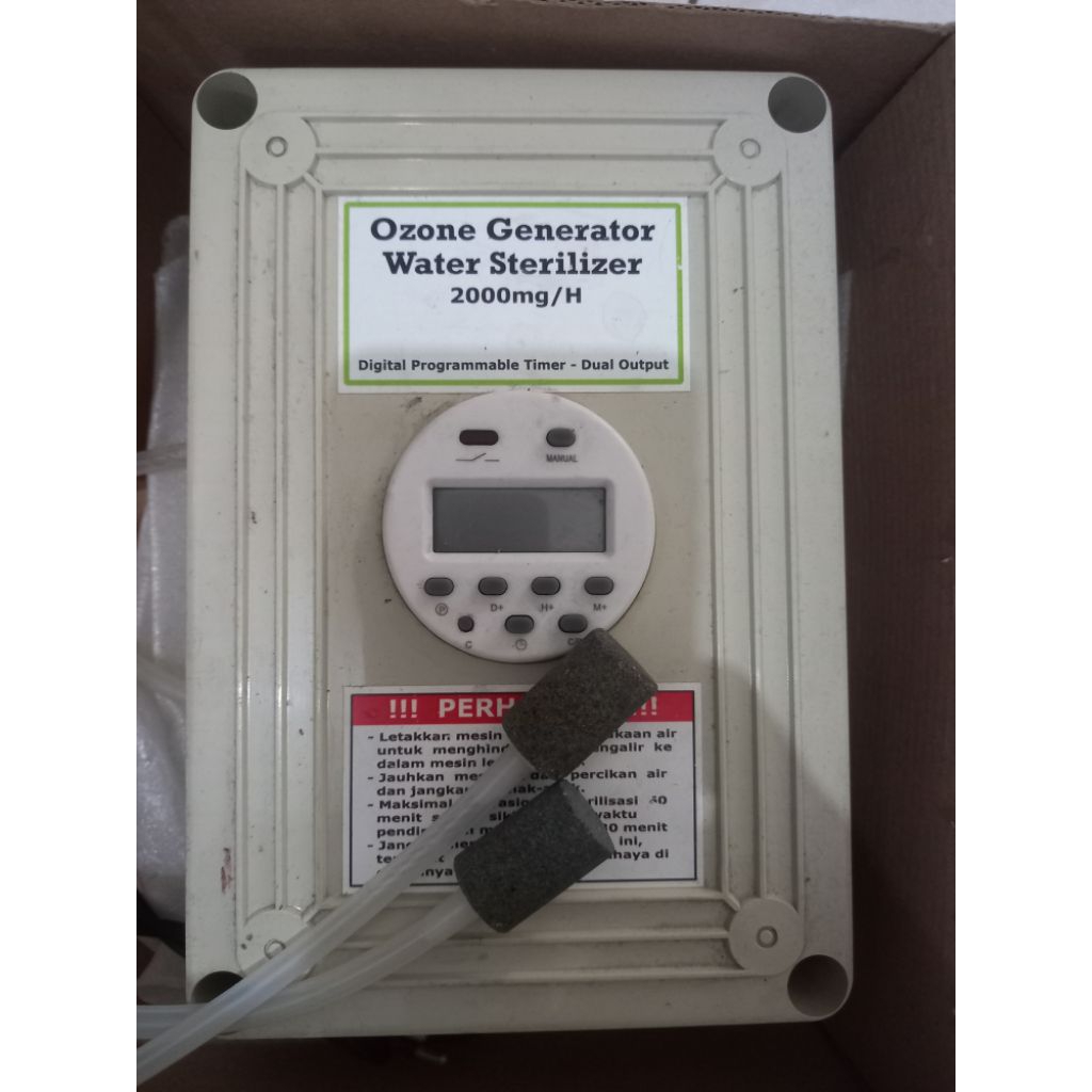 OZONE GENERATOR WATER STERILIZER, MENSTERILKAN AIR