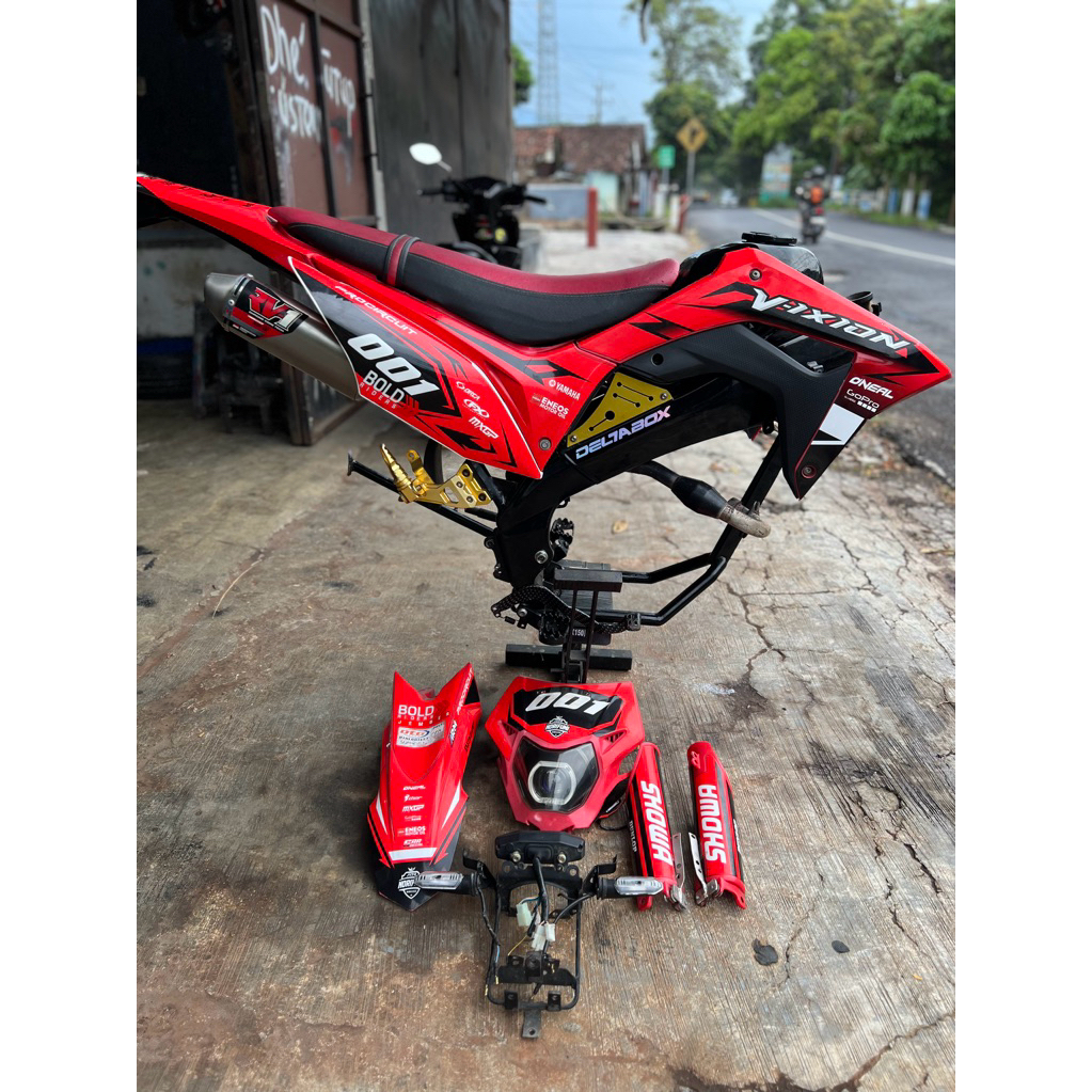 bodyset rangka Vixion Old supermoto crf 150L