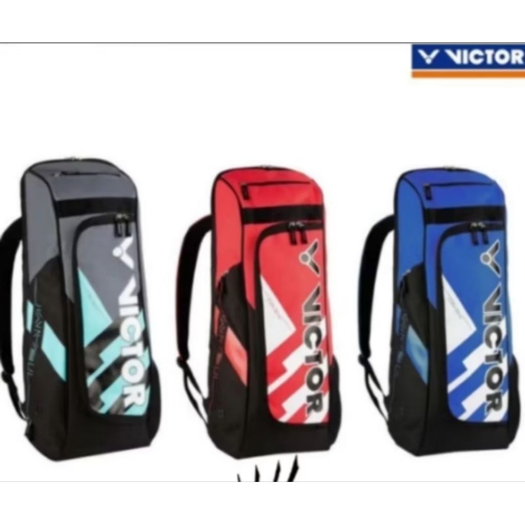 Tas raket badminton bulutangkis bekas second original victor br 6810