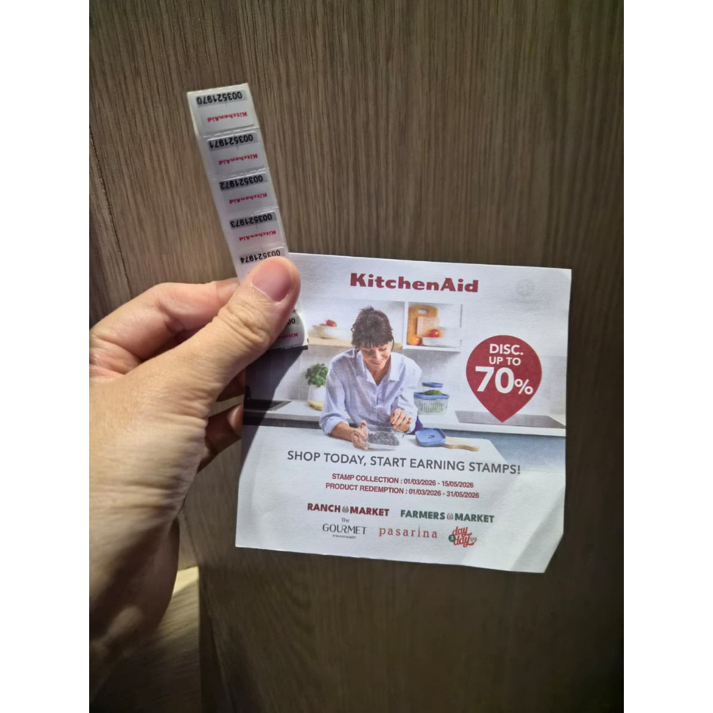 Stamp / Sticker Promo Ranch Market / Farmers Market - KitchenAid 2026