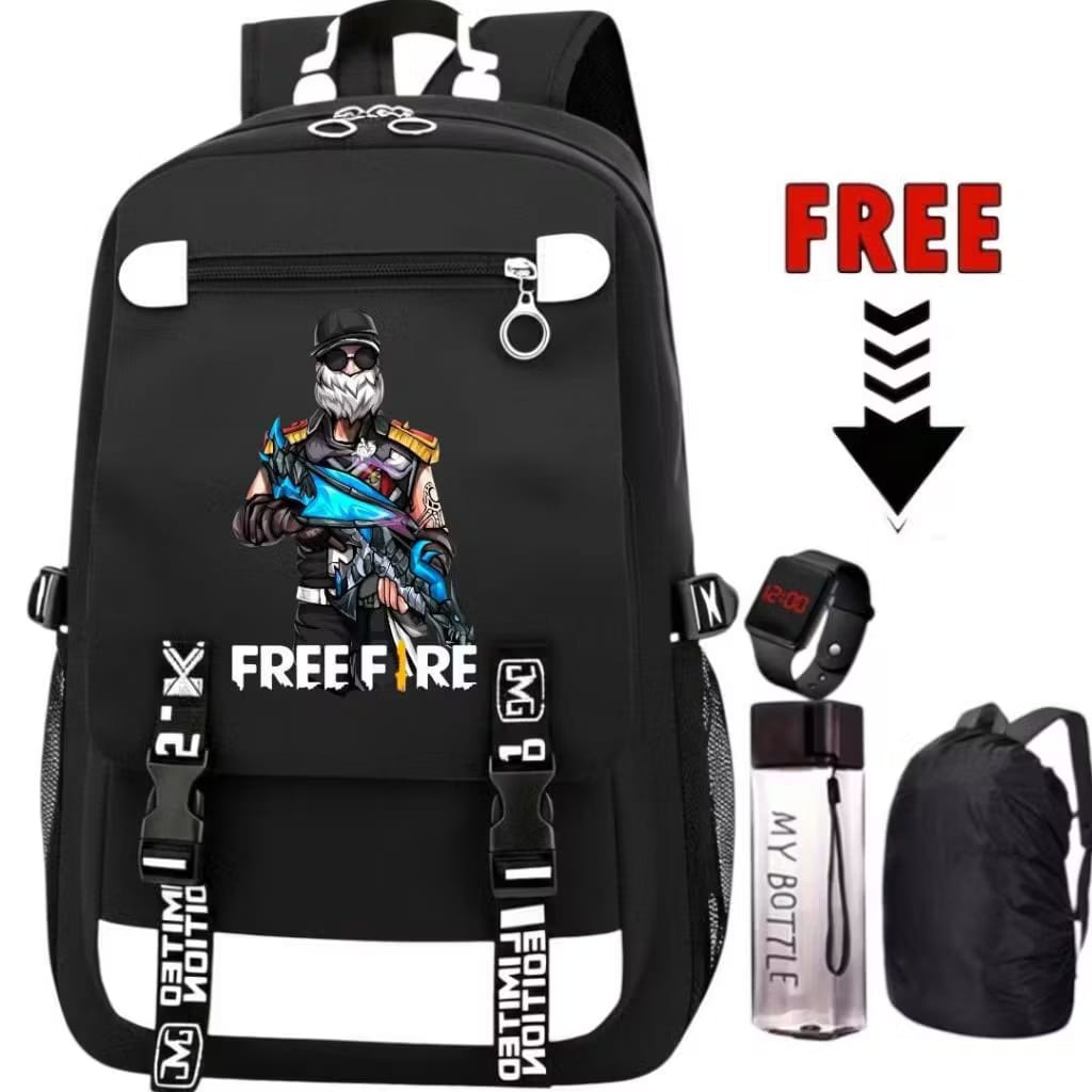 tas Free Fire anak -tas sekolah Free Fire -tas sekolah anak SD -tas anak laki laki keren