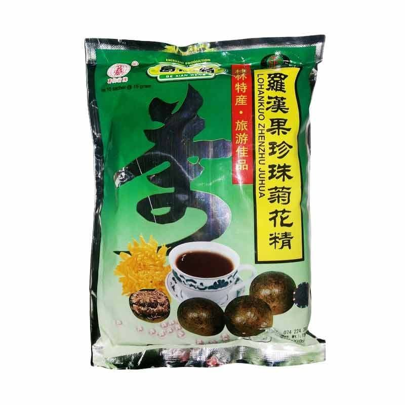 LOHANGUO ZHENZHU JUHUA - Teh Segar dengan Bunga Chrysanthemum Mengobati Panas Dalam Sariawan Sakit T