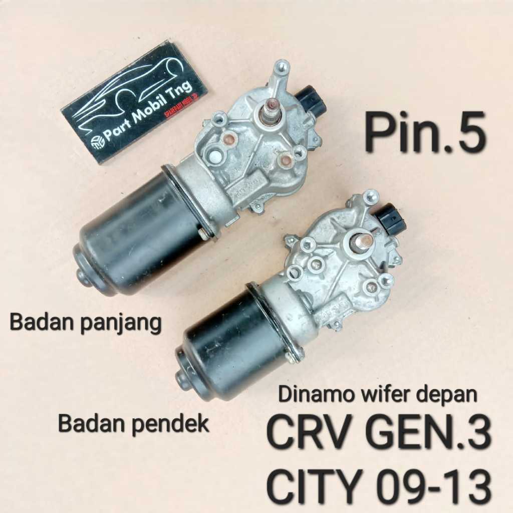 Dinamo Wiper Motor Wifer Depan Honda Crv Gen 3 Tahun 2007-2012 New City Gm2 2009-2013