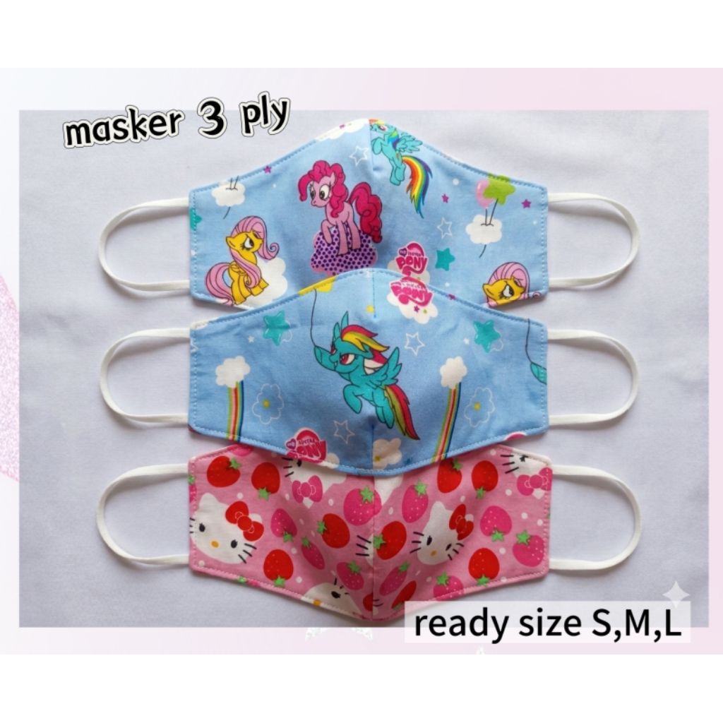 masker kain  bisa dicuci masker kain 3 lapisMasker Kain Katun 3Ply Masker katun jepang 3ply masker m