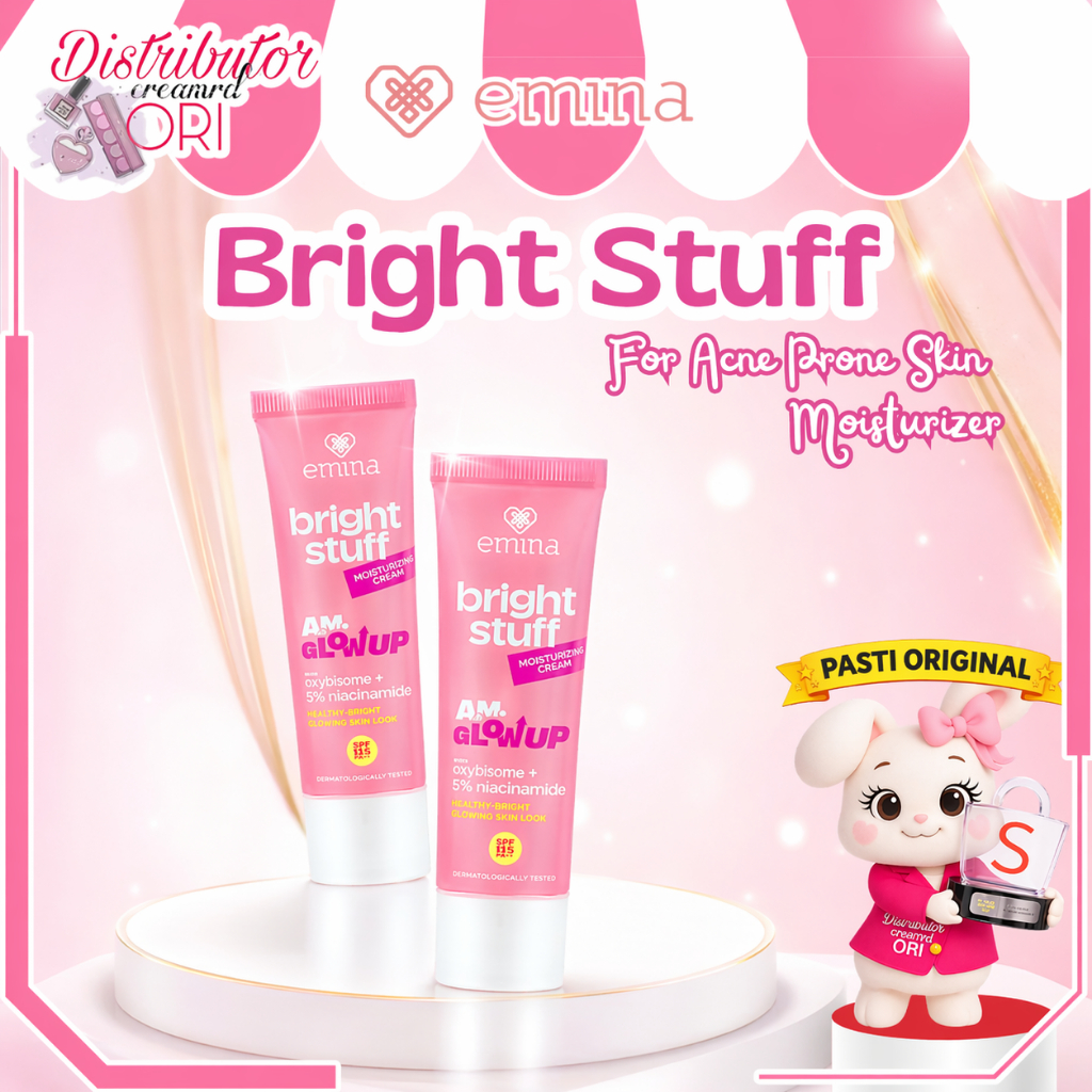 Emina Bright Stuff For Acne Prone Skin Moisturizer Cream 20ml  | MOIST ACNE PRONE SKIN