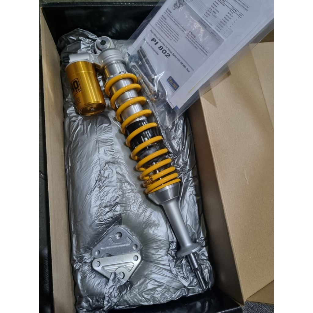 SHOCK BELAKANG VESPA SPINT OHLINS PI 802