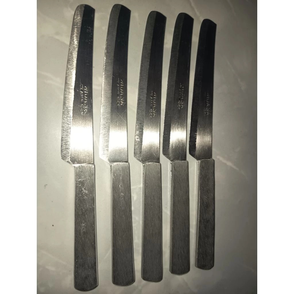 Set Pisau Dapur Stainless Steel 5 PCS 30 cm – Tajam, Kuat & Multifungsi