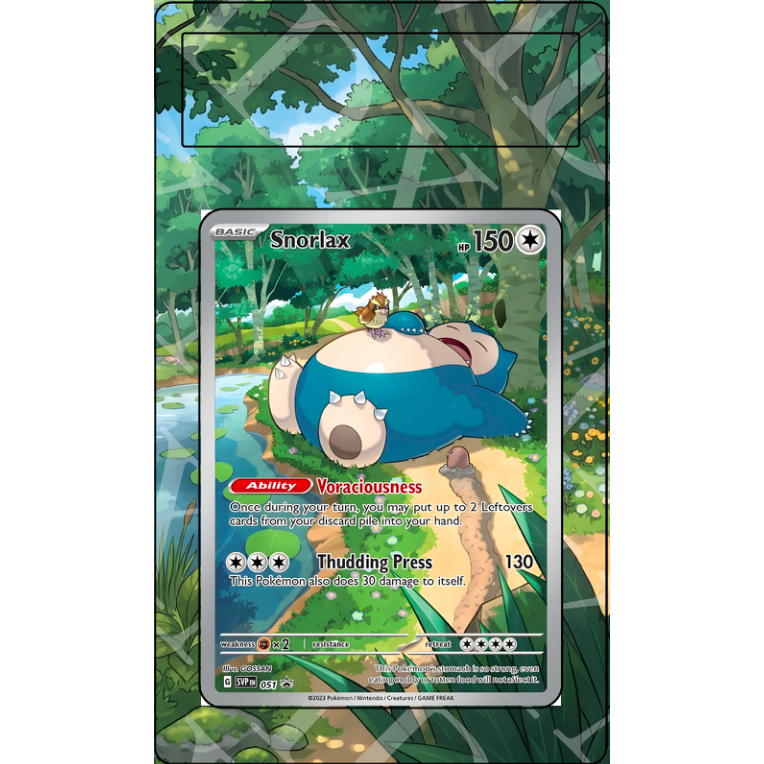 Snorlax #51 Pokemon Promo (Custom Extended Art)