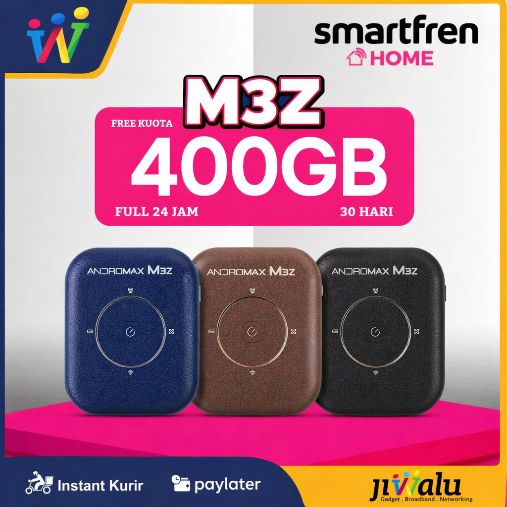 Modem MIFI Smartfren Andromax M3Z Free Kuota 400GB