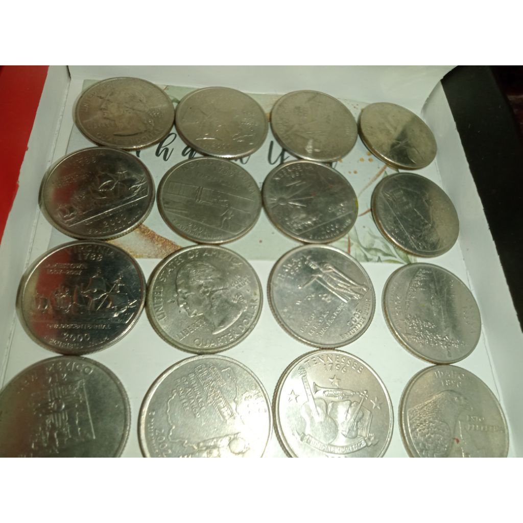 koin Quarter Dollars, USA Tahun 2000an (random)