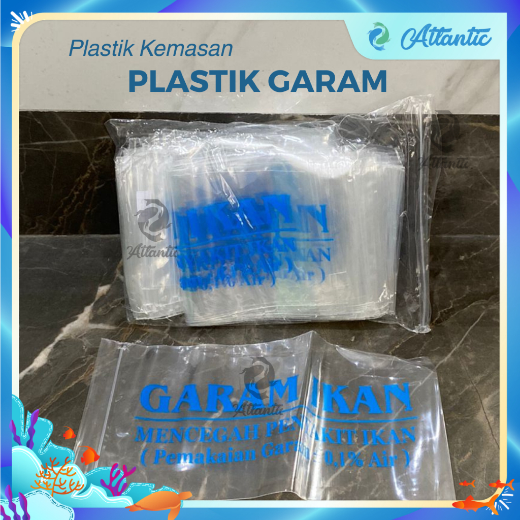 Plastik Garam Ikan Aquarium 100 Lembar Plastik Garem Ikan Aquascape