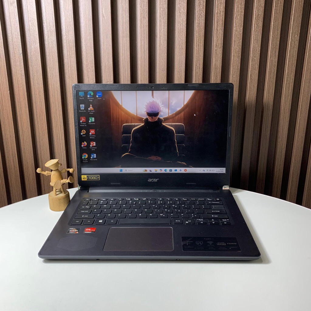 Laptop Acer Aspire 3 A314  -Spesifikasi Processor AMD Ryzen 3 3250U 2,60GHz RAM 4GB DDR4 SSD 256GB