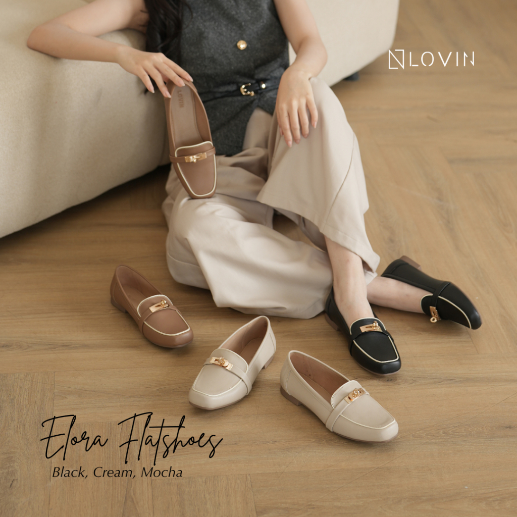 ELORA FLATSHOES  - Lovin Sepatu Wanita / Core Collection