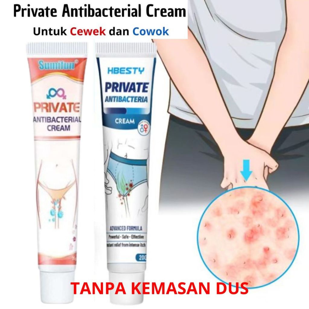Obat Salep Cream Krim Gatal Selangkangan Anti Bakteri Jamur Lembab Eksim Pria Wanita