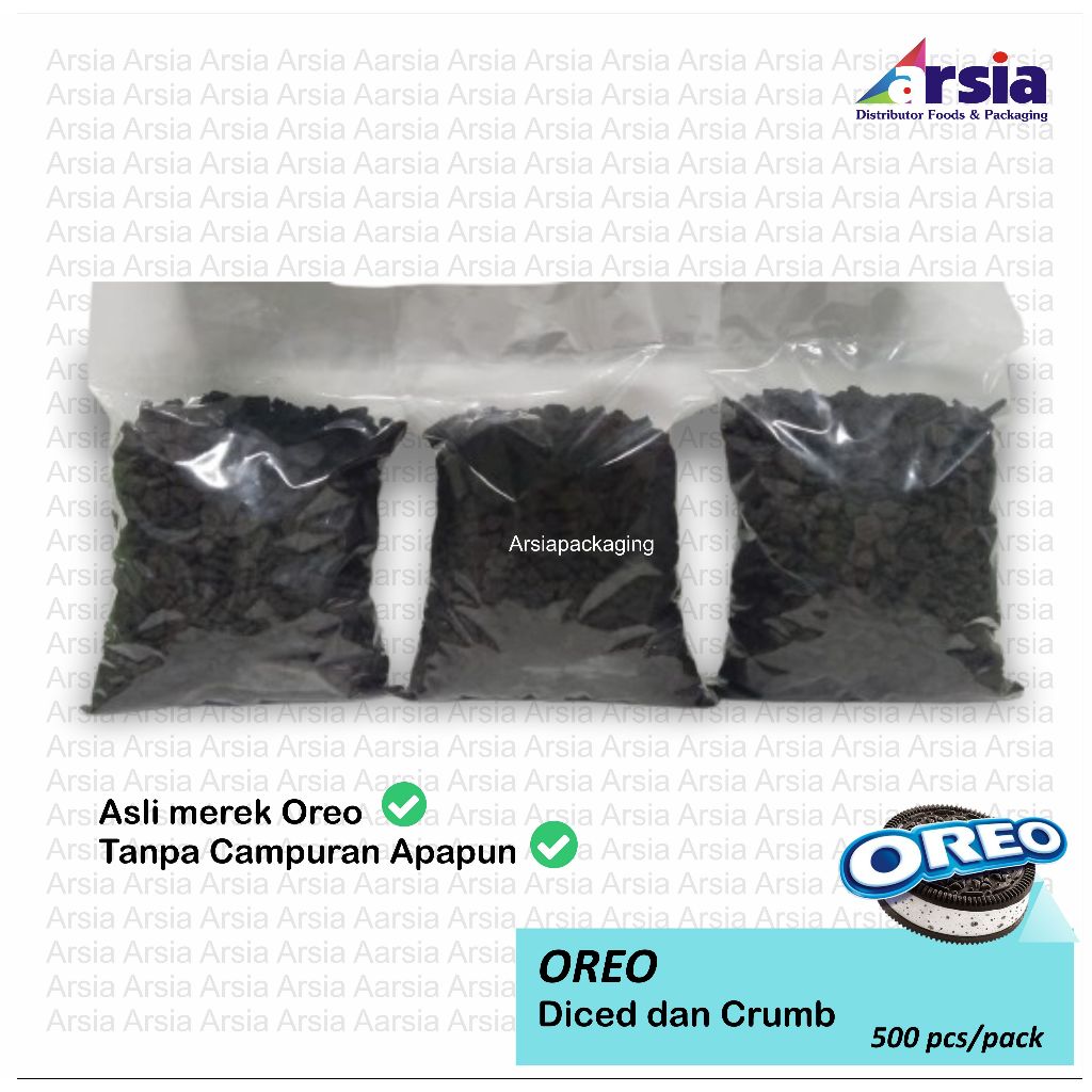 OREO Crumb ASLI GROUND - DECIDE /250-500gr (Arsiapackaging)