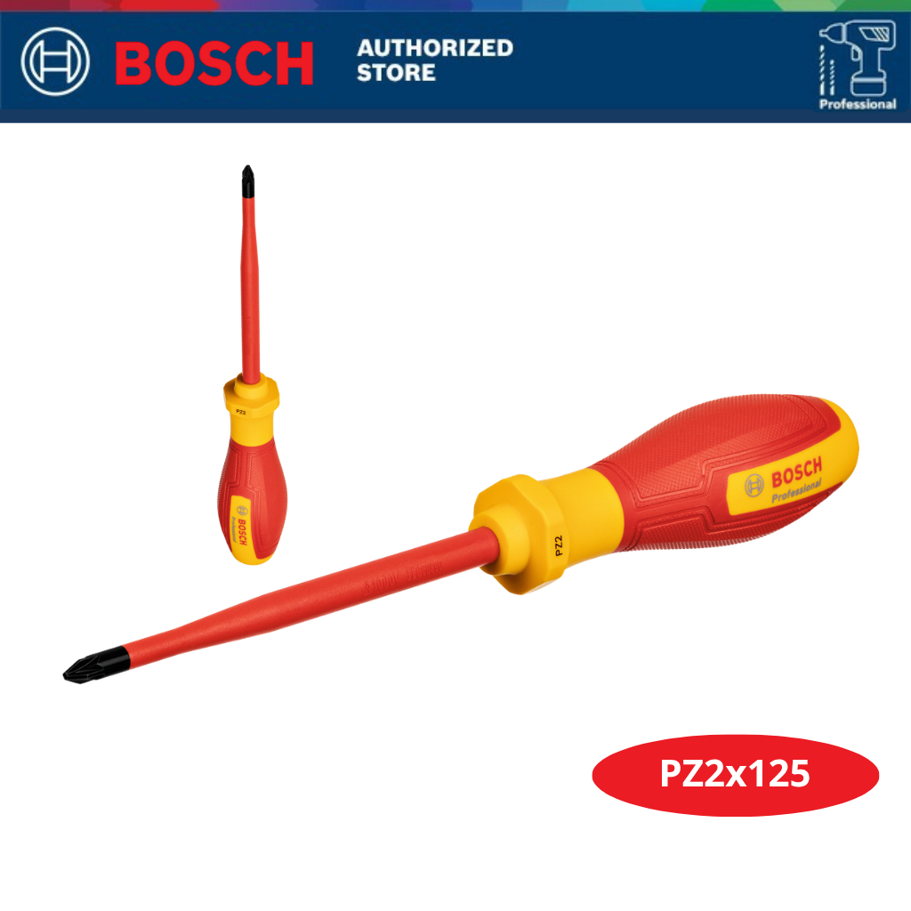 Obeng VDE PZ Profesional 1000V – Insulasi VDE Screwdriver PZ2