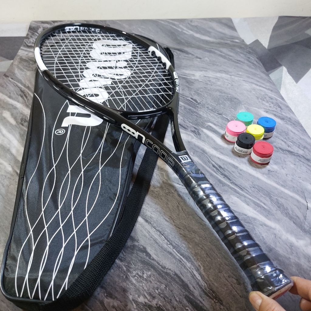 RAKET TENIS WILSON NCODE SIX-TWO 300G BLACK