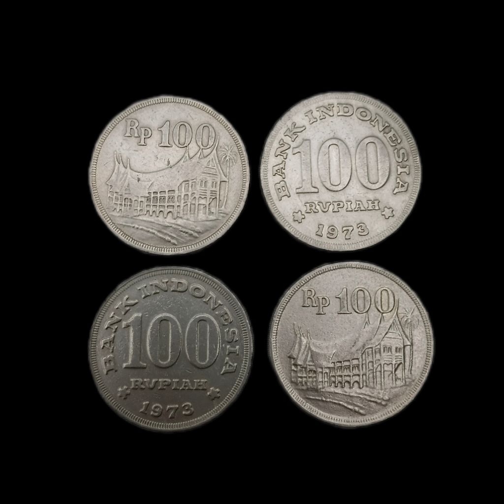 Koin 100 Rupiah Rumah Gadang Tebel