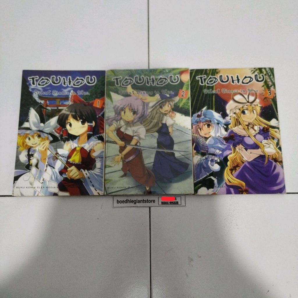 Komik Touhou Silent Sinner in Blue 1-3 tamat, Kolpri + Segel, TS