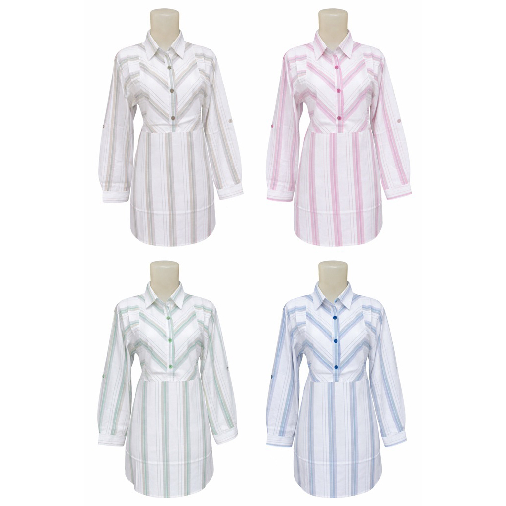 Tunik Hara Katun Oxford Salur