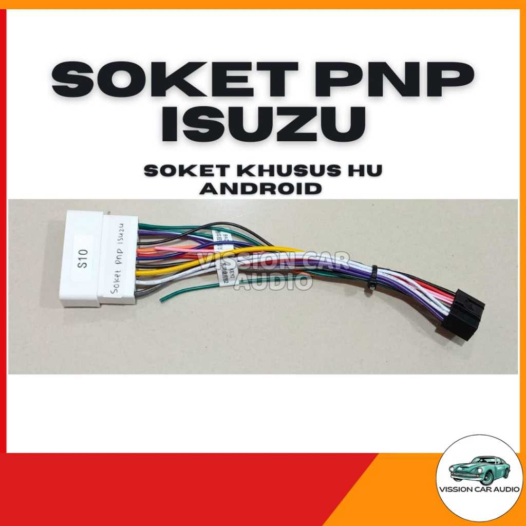SOKET ISUZU MUX SOKET PNP ISUZU MUX SOKET PLUG AND PLAY HEAD UNIT ANDROID ISUZU MUX
