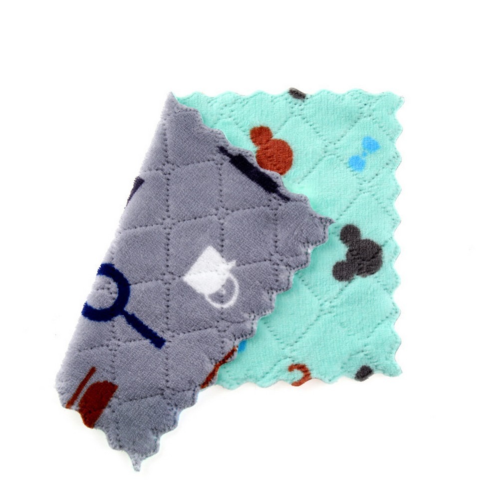 MH - KAIN MICROFIBER 25CM ANTI MINYAK KAIN LAP PIRING CORAL FLEECE JUMBO