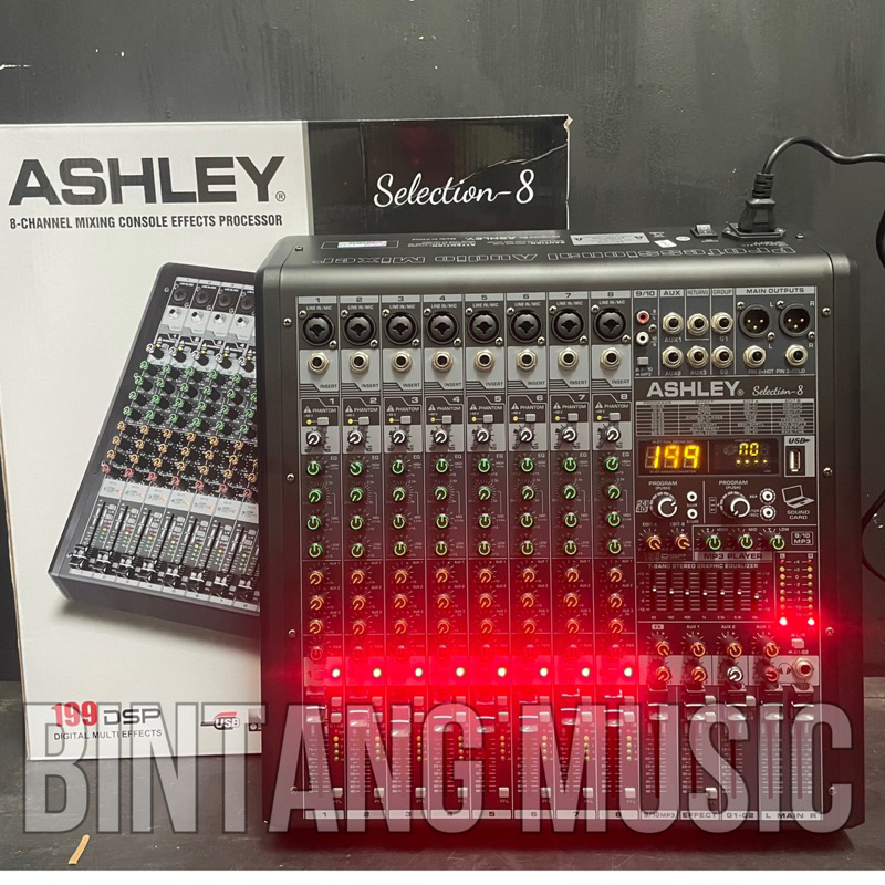 Mixer Ashley Selection8 Original 8 channel bluetooth ashley selection 8