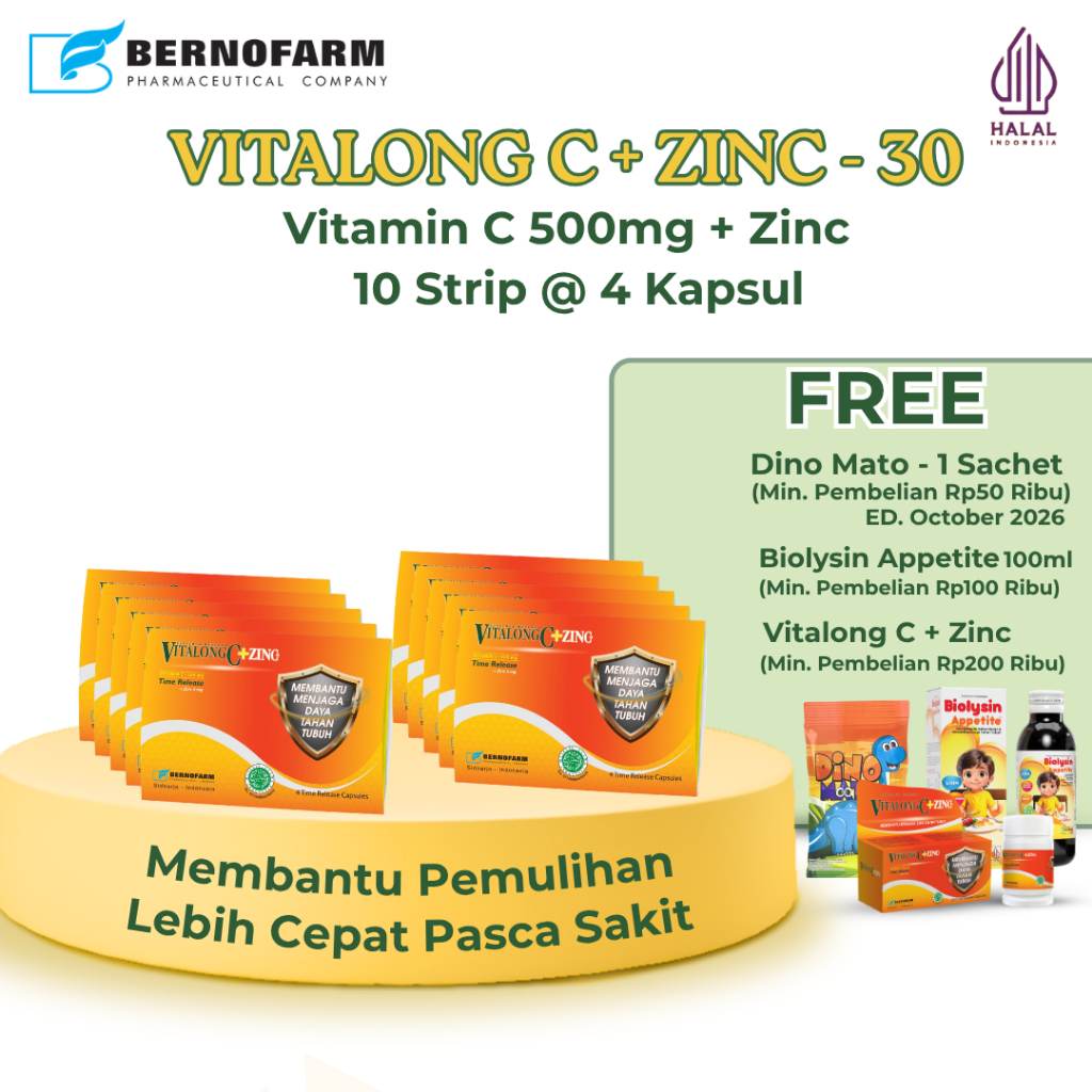 Vitalong C + Zinc 10 Strip @ 4 Tablet