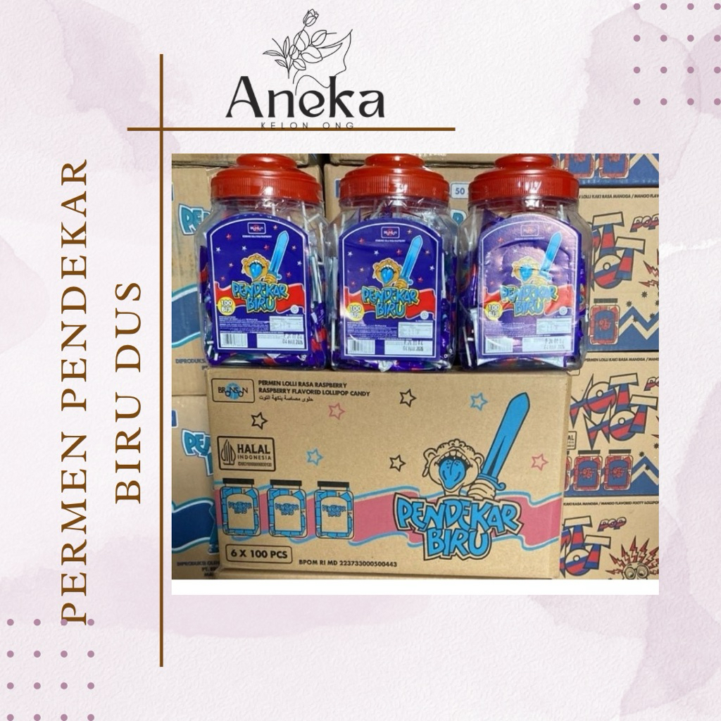 [ DUS ] PERMEN PENDEKAR BIRU / PERMEN HOT PENDEKAR BIRU TOPLES