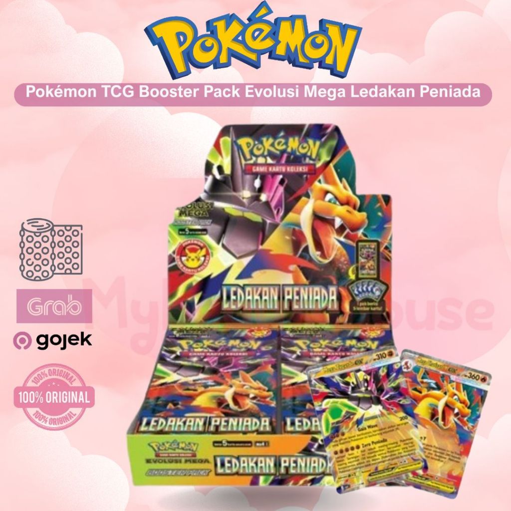 Pokemon Ledakan Peniada Booster Box Original - Kartu Pokemon TCG Indonesia Sealed
