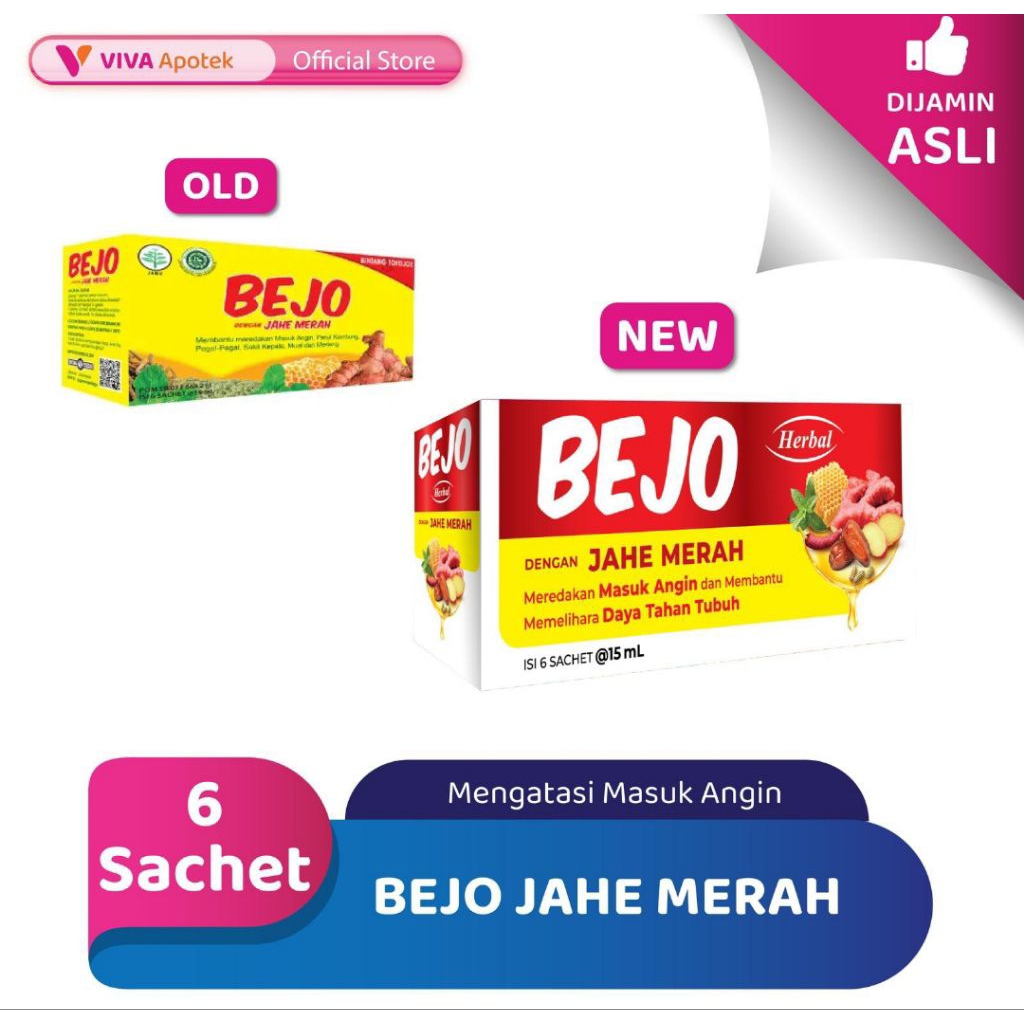 Bejo Jahe Merah 6 Sachet
