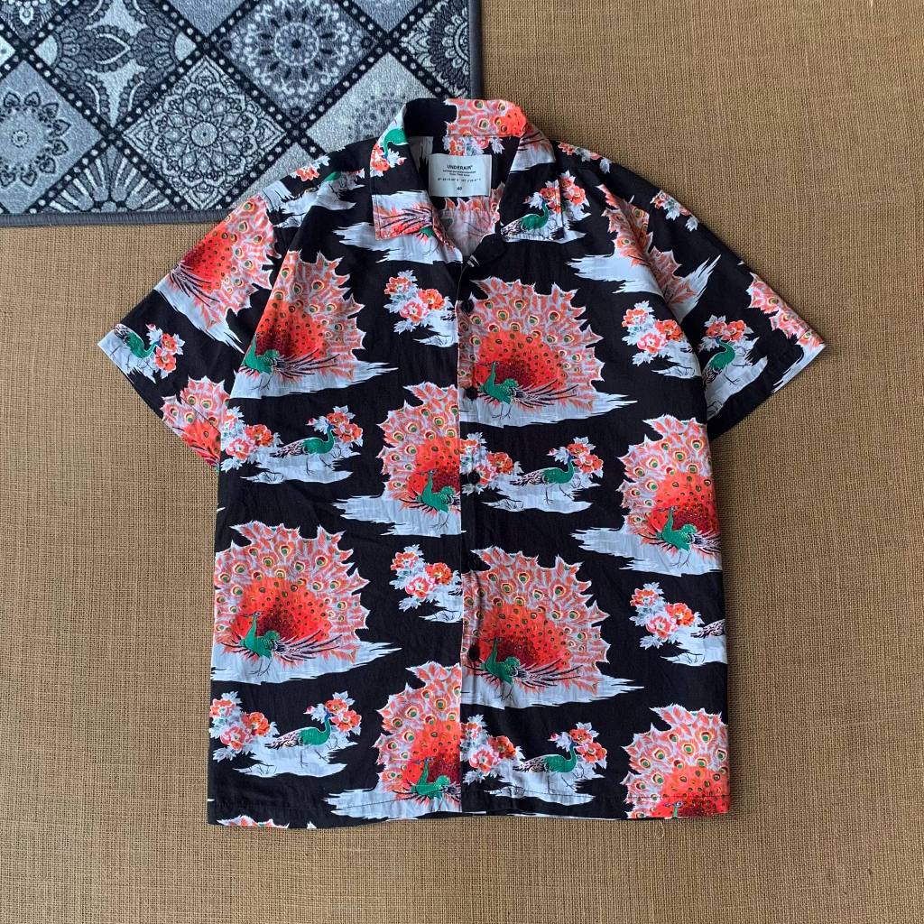 kemeja Underair Open Collar size M (seperti baru) 100% original 220426J