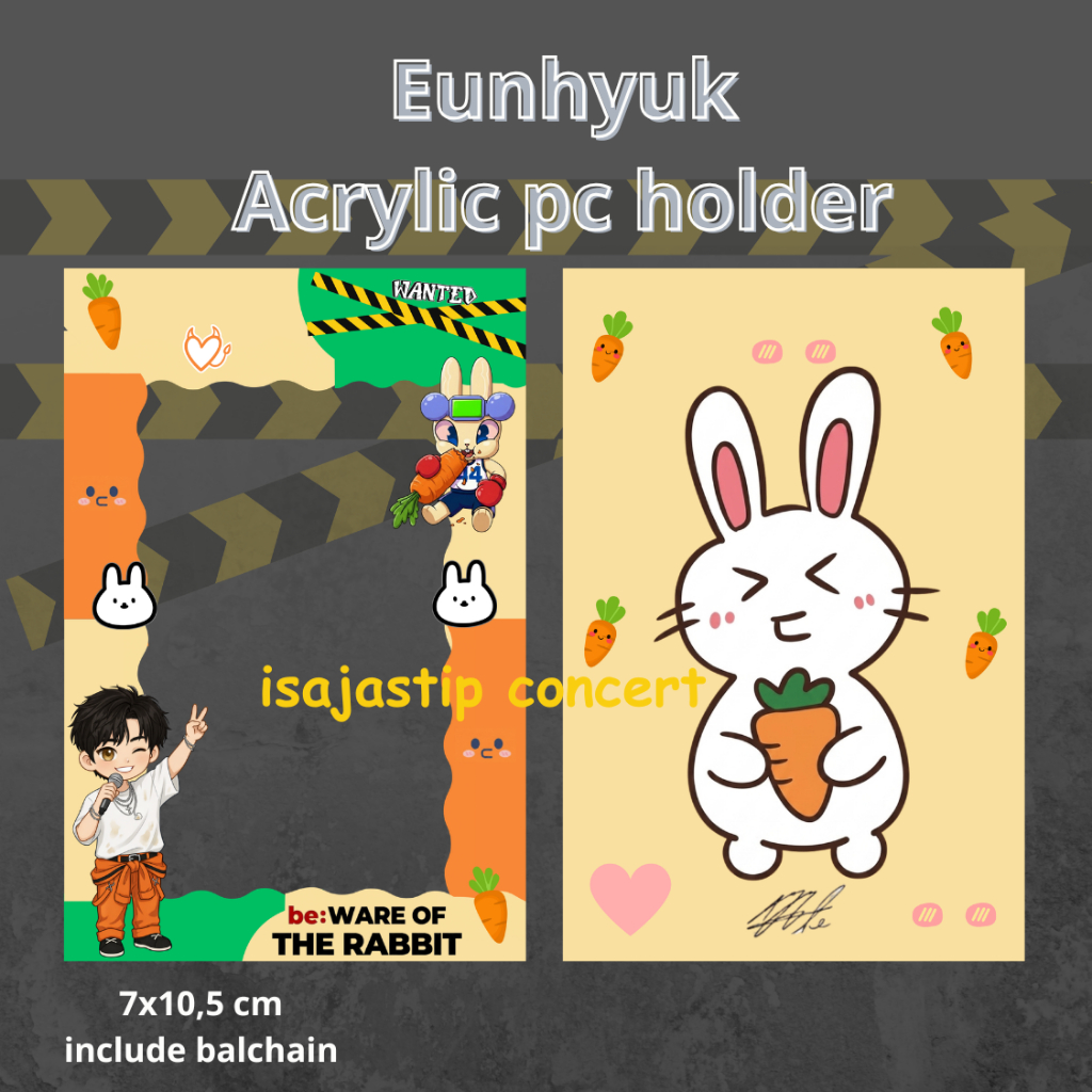 Akrilik PC Holder Edisi EUNHYUK BE WAR OF THE RABBIT