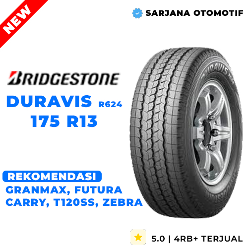 Ban Mobil 175 R13 Bridgestone Duravis Produksi Terbaru